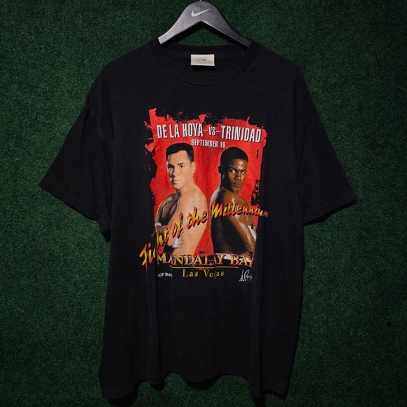 Other - Vintage boxing shirt Oscar De La Hoya vs Trinidad Boxing tee